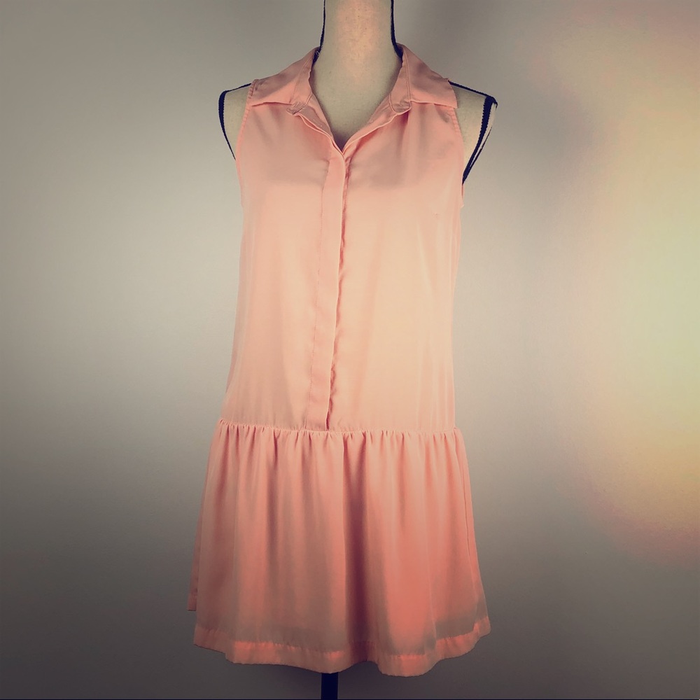 Pink-Sheer Summer Dress